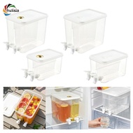 [chulisia] Fridge Beverage Dispenser Container Cold Kettle with Faucet Refrigerator Teapot Iced Beve