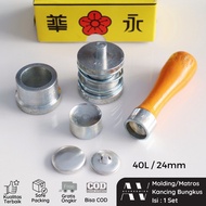 AVACC Molding Matros 40L Wrap Button Mold 24mm Wing Wah/