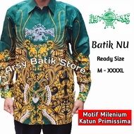 Batik NU Motif Milenium - Batik NU Pria - Batik NU Pria Terbaru 2023 - Batik NU Pria Lengan Panjang