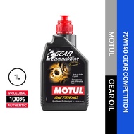 MOTUL GEAR COMPETITION 75W140 ESTER CORE API GL5 MINYAK TRANSMISI / TRANSMISSION OIL (MANUAL) FRANCE