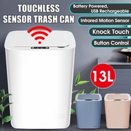 Smart Trash Can Wireless Sensor Automatic Trash Bin Touchless Garbage Bin Bathroom Toilet Dustbin