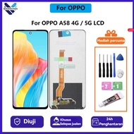 【QuickScreen】Original For OPPO A58 4G / 5G LCD + Kit Alat Percuma