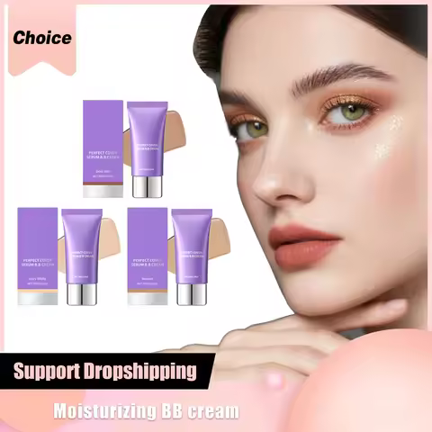 BB Cream Foundation Perfect Cover Concealer Waterproof Hyaluronic Acid Color Correcting CC Cream Bri