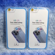 Clear Softcase Oppo A71 Case clear space airbag silicone casing clear transparent Rifa jaya acc