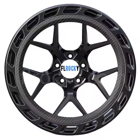 Flrocky Carbon Fiber Carbon Fiber Wheel 5x114.3 5x120 5x127 5x130 for 18-24 Inch Carbon Fiber