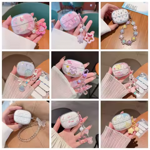 Cartoon Earphone case For Huawei Freebuds SE 4 ANC Case Colorful Flower Silicone Cover For Huawei Fr