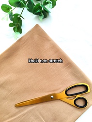 GOBEST kain chino twill non stretch premium meteran wholesale full katun harga per 0.5 m