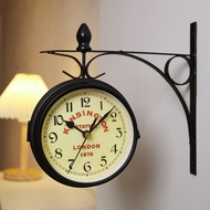 Decorative home clocks, vintage wall clocks, double-sided decorative clocks, manufacturer's wall clo