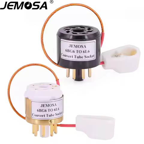 1PC 6BG6 6L6 Vacuum Tube Socket Adapter 6BG6 (TOP)TO 6L6 (BOTTOM) Tube DIY Audio Vacuum Tube Amplifi
