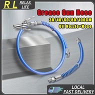 Grease Gun Hose & Nozzle Kit Oil Gun Connector, Grease Fitting, Fuel Hose for Mechanical Use