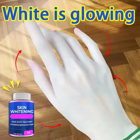 Skin Whitening Capsules Brightening Beauty Supplement Dark Spot Care Melanin Support Glowing Skin Da