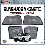 Perodua Ativa UV Sunshade Magnetic (4pcs/set)