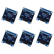 UMLIFE 0.96" 7 Pin SPI 128x64 OLED Display Module, 6PCS 0.96 Inch SSD1306 LCD Display Module 12864 C