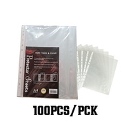 [7C] CWE A4 Sheet Protector / Extra Thick / 100s/pck / CWE590 / A4 Clear Sheet Protector Transparent