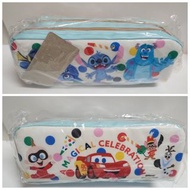 全新正版 雙拉鏈 雙面 迪士尼卡通人物筆袋 100周年 史迪仔 怪獸公司