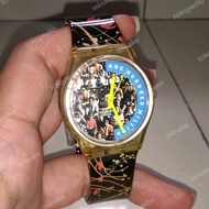 Arloji SWATCH AG 1992 original analog second jam tangan NYALA