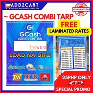 ◭  ✤ ❀ GCASH TARP COMBI w/ LOAD NA DITO TARP + FREE LAMINATED RATES RC