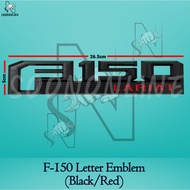 F150 Letter emblem sticker/ Rear trunk sign F150 Logo Emblem/ F150 Logo/ Ranger F150 Emblem Logo