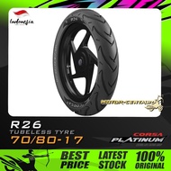 TAYAR CORSA PLATINUM TUBELESS TYRE R26 70/80-17