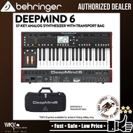 Behringer DeepMind 6 37-key 6-voice Analog Synthesizer with Transport Bag (DeepMind6 / DeepMind-6)