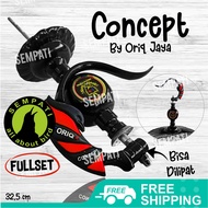 SEMPATI Gantungan Sangkar Kandang Burung Concept Sporty Oriq Jaya Fullset Pion Batik Cantolan Gantun