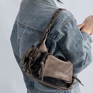 Vintage Multiple Pockets Shoulder Bag Moto &amp; Biker Women Designer Handbags Luxury High Quality Armpit Bags for Women 2024 Purses SYUE