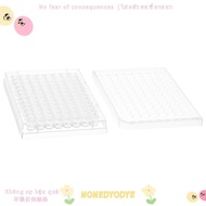 NONEDYODYE 1/5Pcs Tissue Culture Plate,  96 Well Experiment Instrument Tools, with Lid Flat Bottom P