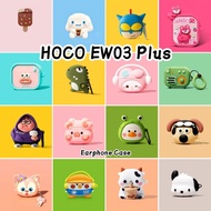 READY STOCK!For HOCO EW03 Plus Case Casing Soft Silicone Trendy Ideas Cartoon Earphone Case Cover NO