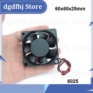 Dgdfhj Shop 6025 DC 5/12/24V Cooler Fan 60x25mm 6cm Brushless Machine Motor Cooling Fan XH2.54 2Pin for Reprap 3D Printer Parts pc computer