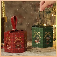 Christmas Paper Gift Box Bags Christmas Decorations For Home Natal Cookie Candy Chocolate Bag New Year Packaging Supplies