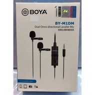BOYA BY-M1DM DUAL OMNI DIRECTIONAL LAVALIER MIC