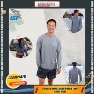 IST Trekker Unisex Rash Guard Long Sleeve Gray / IST Rashguard Long / Pakaian Snorkling Renang