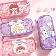 Tempat pensil simple unik lucu pencil case aesthetic premium import wadah pensil anak sekolah kawaii