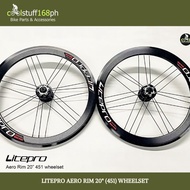 CS168ph LITEPRO Aero Rim 20" (451) 21H Disc Brake Wheelset 1PAIR Bicycle Parts & Accessories
