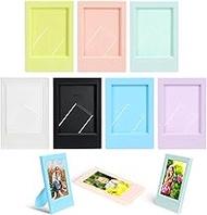 QHSXMQ Pack of 7 Mini Picture Frames, 9.2 x 6.1 cm, 7 Colours, Small Mini Polaroid Picture Frame, Sm