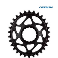 absoluteBLACK Chainring Raceface Oval Direct Mount 30T Black