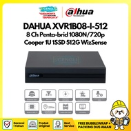 DVR Dahua XVR1B08-I-512 XVR SSD 8 Channels Penta-brid 1080N/720p Cooper 1U 1SSSD 512G WizSense XVR1B