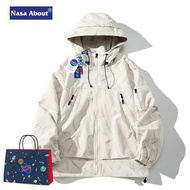 NASA Joint เสื้อแจ็คเก็ตปีนเขากันน้ำผู้ชายเสื้อทำงานคู่เสื้อแจ็คเก็ตนักเรียนเสื้อแจ็คเก็ต MKY-2315 G