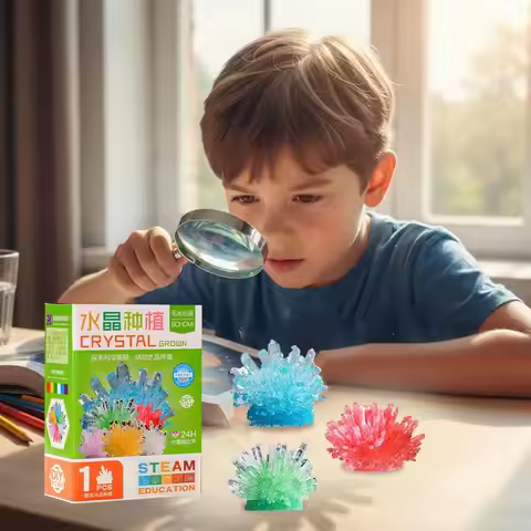Crystal Growing Model, Science Kit A Variety of Colors of Crystal Selection, Educational Toys, Gifts