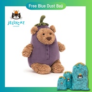 JELLYCAT ของแท้ 100% Bartholomew Bear Eggplant /26cm