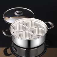 Steamer Thickened Stainless Steel Egg Steamer Multi-Purpose Egg Steamer Egg Steamer Cake Steamer