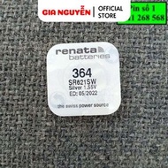 Pin đồng hồ đeo tay 364 / 621 / SR621SW Renata Thuỵ Sĩ hộp 10 viên Chất lượng tốt Pin - Gia Nguyễn