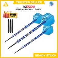 {FREE Flight + Shaft} Red Dragon Dart  Gerwyn Price Challenger Steel Tips Dart