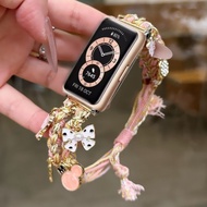 Braided Rope Watch Strap For Samsung Galaxy Fit 3 Strap Replacement Galaxy Fit 3 Strap Watchband For