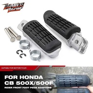 Front Motorcycle Footrest Adapters For HONDA Cbr250r Cbr300r Cbr500r Cb500f Cb500x Cb300r Msx125