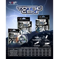FISHING LINE PE OXGN TOTSUGEKI 300M Multicolor X8 X9 X12 | PE 0.8 - PE 8.0 | Premium Braidline braid