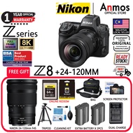 Nikon Z8 Mirrorless Camera Body & with Z 24-120mm f/4 Lens Z8 with 24-120mm F4 FTZ II (1 YEAR WARRAN