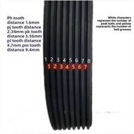 Rubber Wedge Belt PJ434/171J PJ435 PJ437/172J PJ442/174J EPJ443 Belt 1 2 3 4 5 6 7 8 9 10 peaks