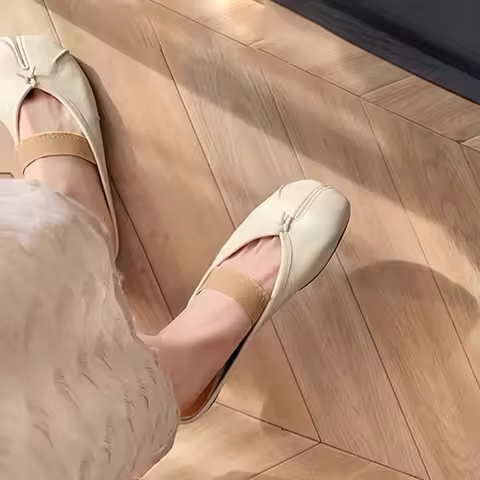 Retro Round Split Toe Flat sneaker designer shoes Women Casual Loafer Soft Moccasin Fashion Tabi Nin