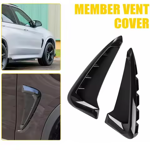 2pcs FOR BMW X5 X5M F15 F85 M SPORT AIR FLOW GRILLE FENDER SIDE VENT CANARD 14-18 Car-Styling Access